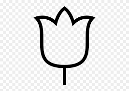 Clip art, illustrations and graphics pictures of tulips. Tulip Free Icon Black And White Tulip Clip Art Free Transparent Png Clipart Images Download