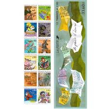Cela reste le cas en 2021 le tarif du timbre violet à l'international est dorénavant un prix unique, à 1,50 € quelle que soit la destination d'envoi. Carnet Commemoratif Bc2848 Le Plaisir D Ecrire Timbres Neufs Annee 1993 Chez Philarama37