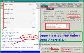 Now press volume up and connect your oppo f1s switched off mobile to usb. How To Bypass Frp Lock Of Oppo F1s A1601 Using Free Miracle Box V2 54 Free Computer Tricks