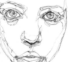 E83af84f67c970756dcd50b8aea8084c Jpg 500 458 Face Drawing Blind Contour Drawing Portrait Drawing