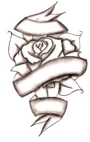 Drawings Of Crosses With Roses Roses Drawing Rose Coloring Pages Tattoo Design Drawings