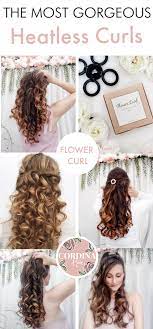 Create No Heat Curls No Heat Hairstyles Overnight Curls For Medium Hair And Long Hair The On Brushed Out Curls Medium Hair Styles Voluminous Curls Tutorial