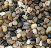 Decorative Polished Mixed Pebbles 3/8" Gravel Size (10-lb Bag)