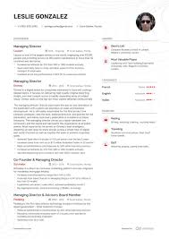 download: managing director resume