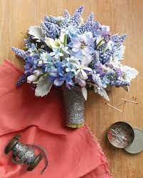 Personalized Wedding Bouquets Blue Wedding Flowers Blue Wedding Bouquet Blue Bouquet