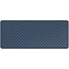 Newlife By Gelpro Designer Comfort Anti Fatigue Kitchen Floor Mat 30x72 Lattice Dark Denim Walmart Com Anti Fatigue Kitchen Mats Kitchen Mats Floor Kitchen Flooring