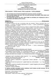 Subiecte română bac 2018 uman barem română bacalaureat 2018 uman bac 2019 subiecte română. Bac 2019 Limba Romana 21 08 2019 Subiecte Si Bareme Edu Uman Si Real Proba E A Sesiunea August Septembrie Jitaruionelblog Pregatire Bac Si Evaluarea Nationala 2021 La Matematica Si Alte Materii Materiale Lectii Formule