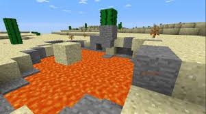 Minecraft Blocs Volants Au Dessus De La Lave Minecraft Volants Lave