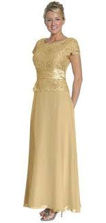 Golden Wedding Anniversary Dresses Google Search Bride Groom Dress Anniversary Dress Mothers Dresses