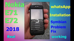 Nokia E71 E72 Whatsapp Installation Fix And Update In 2018 Youtube