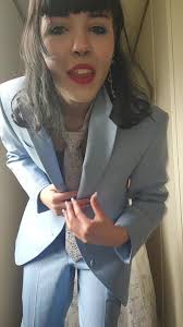 Sky Light Blue Prom Suit