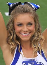 There are endless beautiful hairstyles for medium hair. Presbyterian College Cheer Love Her Cheer Waves Cheerleading Hairstyles Cute Cheer Hairstyles Game Day Hair