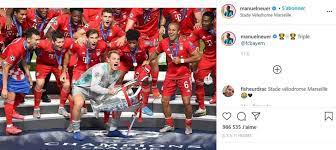 This statistic shows the achievements of fc bayern münchen player manuel neuer. Neuer Vanne Le Psg Apres La Victoire Du Bayern De Munich