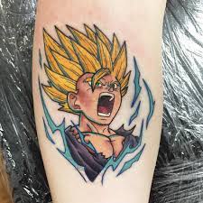 This is a large scale tattoo on the client's back. Dragon Ball Z Tattoo Ideas Small Novocom Top