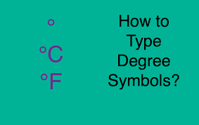 As far as i know, here you go though. How To Type Degree Symbol In Windows And Mac Webnots