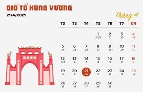 Giỗ tổ hùng vương nhằm ngày mười tháng ba âm lịch, tức ngày 23 tháng 4 dương lịch năm 2010. Lá»‹ch Nghá»‰ Ngay Giá»— Tá»• Hung VÆ°Æ¡ng 30 4 Va 1 5