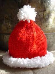 Wool Windings Christmas Hat Christmas Knitting Projects Knitting Patterns Free Hats Christmas Hat
