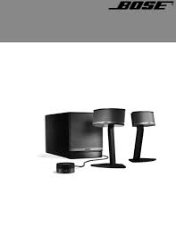 Manual De Instrucoes Bose Companion 5 56 Paginas