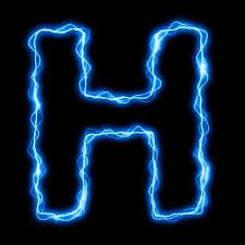 Black And White Lightning Bolt Symbol Copy And Paste Buchstabe Letter H