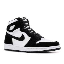 Black And White Jordan 1 High Twist Pin On Shoes