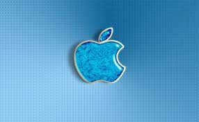 Blue Apple Logo Hd Wallpaper Logo Wallpaper Hd Apple Logo Wallpaper Apple Wallpaper