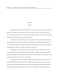 Deveraux — To Sea Forever — original and revised prologue 1 Prologue  Victoria Very pretty Victoria Madsen's husband found