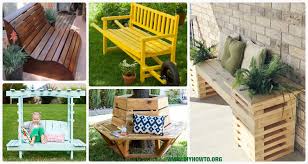 The firsts tep of the project is to build the frame of the tables. Diy Outdoor Garden Bench Ideas Free Plans Instructions