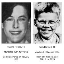 Some of the evidence that incriminated Britain's notorious Moors Murderers,  lan Brady & Myra Hindley, in the murders of three children between 1963 and  1965 (it was later confirmed that they killed
