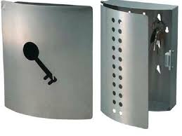 Schlusselkasten Mit 9 Haken Edelstahl Schlusselbrett Schlusselkasten Stahl Kasten