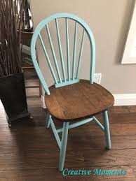 Walnut Stained And Verdigris Painted Wooden Chair Painted Wooden Chairs Wooden Chair Painted Dining Chairs