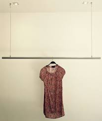 Minimalistische Deckengarderobe Aus Edelstahl Kleiderregal Kleiderstange Kleideraufbewahrung