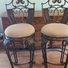 This set of three stools is the perfect addition to a kitchen counter or home bar. Find More Ashley Furniture Bar Stools Euc 175 For The Pair 32 Inches Originally Paid Over 300 Price Drop 100 For Sale At Up To 90 Off