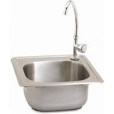 All you require is a large bucket that can collect greywater without filling fast before you complete washing your utensils. Fire Magic Stainless Sink 15 X 15 X 6