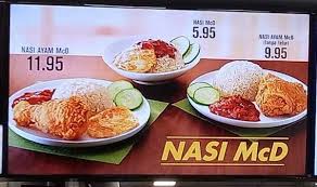 Things are heating up with the extra spicy ayam goreng mcd, now 3x spicier than before. Nasi Mcd Menu Is Now In Mcdonald S Malaysia Miri City Sharing