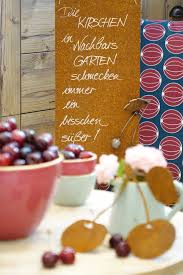 Endlich Ist Wieder Kirschenzeit Geschenke Tafel Kirschen