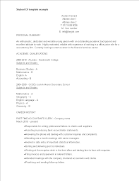 Executive curriculum vitae (cv) sample used when applying for positions that require more than five years of relevant work experience. Student Curriculum Vitae Templates At Allbusinesstemplates Com