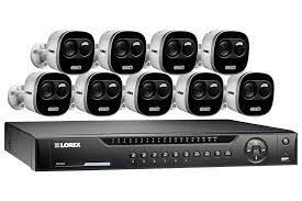 Hikvision 4k security system 16 channel 5mp cameras kit 2.8mm hdd optional. 4k Ultra Hd Ip Nvr System With 9 Active Deterrence Security Cameras 130ft Night Vision Lorex
