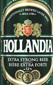 Hollandia is een pilsener dat gebrouwen wordt door bavaria. Hollandia Extra Strong Beers