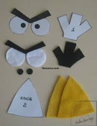 Polar Kumastan Angry Bird Kus Oyuncak Yapilisi Nazarca Com Kus Oyuncaklari Oyuncak Kus