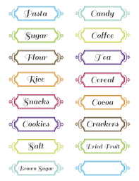 Free Printable Pantry Labels Labels Printables Free Printable Label Templates Pantry Labels Template