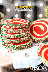 Crispy christmas cookies decorated with no sugar added white chocolate chips and sprinkles. Christmas Pinwheel Sugar Cookies Are Fun Festive And Incredibly Easy To Make This Simple R Best Holiday Cookies Pinwheel Sugar Cookies Christmas Sugar Cookies