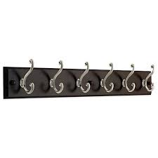 6 Hook Coat And Hat Rack In Espresso Coat And Hat Rack Hat Rack Liberty Hardware
