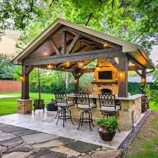 75 beautiful rustic outdoor kitchen