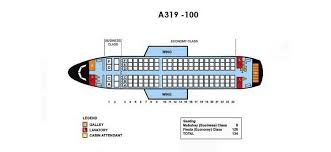 philippine airlines airbus a319 100 aircraft seating chart