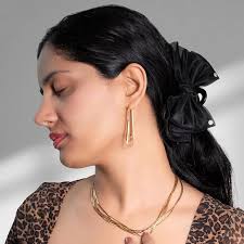 Buy AMALFA Stylish Combo Set of Earrings & Chain Necklace for Women