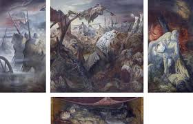 The format of the work and its composition are based on religious triptychs of the renaissance, like those by matthias grünewald. Otto Dix At Frankly Curiousfrankly Curious