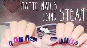 Today i am showing you how to make any nail polish matte! Diy Matte Nails Using Steam Youtube