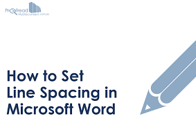 Double spacing your text can make it more legible. How To Set Line Spacing In Microsoft Word Proofread My Document