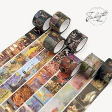 To Master Van Gogh Monet Painting Washi Tape Diy Scrapbooking Sticker Label Masking Tape School Office Supply In Washi Tape Diy Washi Tape Crafts Masking Tape