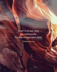 Fear god and keep his commandments. Fear God And Obey His Commands For This Is Everyone S Duty Ecclesiastes 12 13 Sunday Social